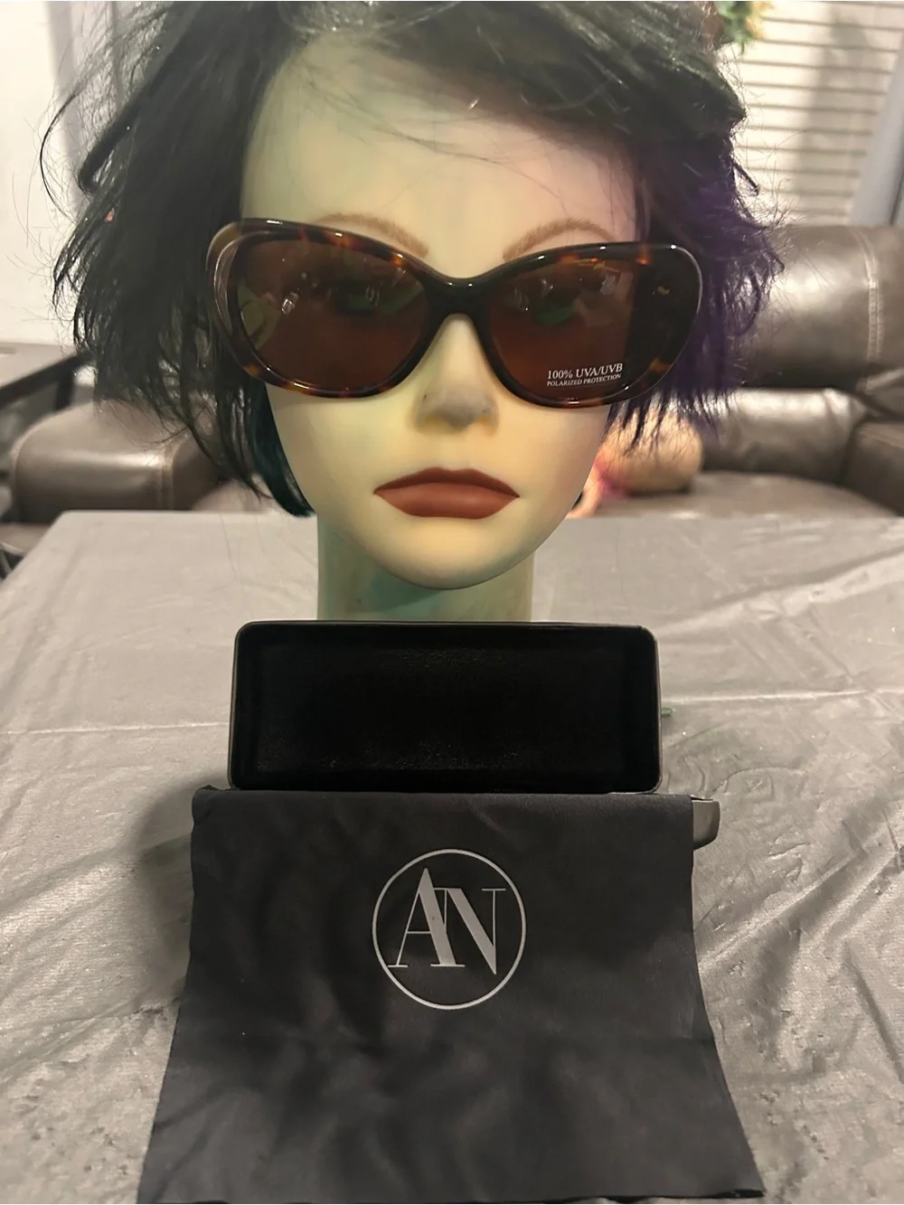 Tortoiseshell Women's Sunglasses with Brown Lenses
